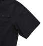 Roen grande オックスフォードB.D半袖シャツ ブラック: 袖口