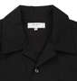 Mc.S.P 半袖オープンカラーシャツ ブラック: