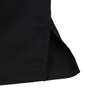 Mc.S.P 半袖オープンカラーシャツ ブラック: 裾スリット