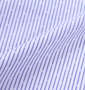HIROKO KOSHINO HOMME B.D半袖シャツ ホワイト×ブルー: 生地拡大