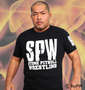 新日本プロレス 石井智宏「SPW141」半袖Tシャツ ブラック: