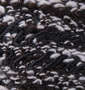 Roen grande スラブボーダー×ボアリバーシブルパーカー ブラック: 刺繍拡大