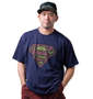 DC Comics SUPERMAN半袖Tシャツ ネイビー: