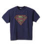 DC Comics SUPERMAN半袖Tシャツ ネイビー: