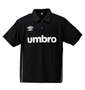 UMBRO ドライグラフィック半袖ポロシャツ ブラック: