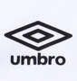 UMBRO ドライハーフジップ半袖シャツ ホワイト: プリント拡大