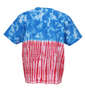 Penfield タイダイロゴプリント半袖Tシャツ ブルー×レッド: バックスタイル
