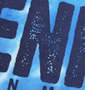 Penfield タイダイロゴプリント半袖Tシャツ ブルー×レッド: プリント拡大