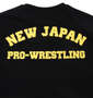 新日本プロレス ライオンマーク半袖Tシャツ ブラック: バックプリント