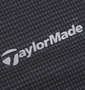 TaylorMade コンビネーションジップモックシャツ ブラック杢: プリント拡大