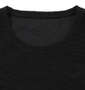 Roen grande 斜め膨れジャガード半袖Tシャツ ブラック: