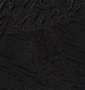 Roen grande 斜め膨れジャガード半袖Tシャツ ブラック: 刺繍拡大