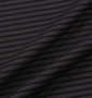 Phiten 鹿の子ボーダーハーフジップ半袖シャツ ブラック×チャコール: 生地拡大
