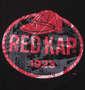 RED KAP 半袖Tシャツ ブラック: プリント拡大