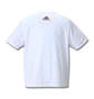 adidas ビッグスクエアロゴ半袖Tシャツ ホワイト: バックスタイル