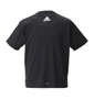 adidas ビッグスクエアロゴ半袖Tシャツ ブラック: バックスタイル