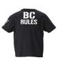 新日本プロレス BULLET CLUB「BC RULES」半袖Tシャツ ブラック: バックスタイル