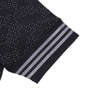 adidas golf ジオメトリックプリント半袖B.Dシャツ ブラック: 左袖