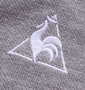 LE COQ SPORTIF 3Dメッシュ鹿の子半袖ポロシャツ モクグレー: 刺繡