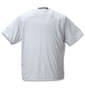 DESCENTE エアスルーメッシュ半袖Tシャツ シルバーホワイト: バックスタイル