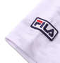 FILA GOLF カモ柄半袖シャツ+インナーセット ホワイト×ネイビー: シャツ右袖口