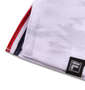FILA GOLF カモ柄半袖シャツ+インナーセット ホワイト×ネイビー: シャツ裾サイドスリッット