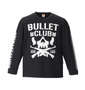 新日本プロレス BULLET CLUB長袖Tシャツ(ビッグロゴ) ブラック: