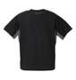 Phiten DRYメッシュ×杢メッシュ半袖Tシャツ ブラック: バックスタイル
