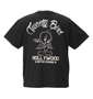 LOONEY TUNES チェーン刺繍&プリント半袖Tシャツ ブラック: バックスタイル