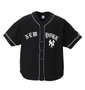 Majestic NEW YORKベースボールシャツ ブラック: