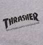 THRASHER フルジップパーカー モクグレー: プリント