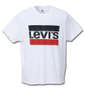 Levi's グラフィック半袖Tシャツ ホワイト: