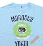 企業コラボTシャツ モロッコヨーグルト半袖Tシャツ サックス: