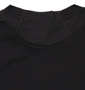 DESCENTE サンスクリーンハイブリッド半袖Tシャツ ブラック: バックスタイル