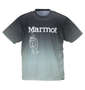 Marmot グラデーションマーヴィン半袖Tシャツ グレー×チャコール
