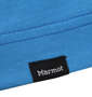 Marmot グラデーションマーヴィン半袖Tシャツ ブルー×サックス: 裾ピスネーム