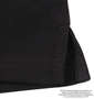 PLAYBOY 鹿の子プリント&刺繍半袖ポロシャツ ブラック: 裾サイドスリット