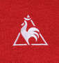 LE COQ SPORTIF スウェットプルパーカー スカーレット: ロゴ刺繍