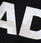 adidas スウェットフルジップパーカー ブラック: プリント拡大