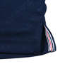 FILA GOLF 半袖シャツ+インナーセット ネイビー×ホワイト: シャツ裾サイドスリット