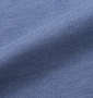 PeKo&PoKo ビッグフェイスプリント半袖Tシャツ ブルー杢: 生地拡大
