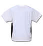 LOTTO DRYメッシュ半袖Tシャツ ホワイト: バックスタイル