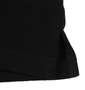BETTY BOOP 鹿の子プリント&刺繍ウイング&ローズ半袖ポロシャツ ブラック: 裾サイドスリット
