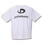 Phiten RAKUシャツSPORTSドライメッシュ半袖Tシャツ ホワイト×ブラック: バックスタイル
