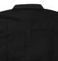 OUTDOOR PRODUCTS 綿麻ダンガリーロールアップ長袖シャツ ブラック: バックセンタータック