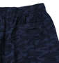 COLLINS カモフラ総柄半袖パーカーセット ブルー: パンツバックポケット