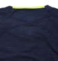 DESCENTE ブリーズプラス半袖Tシャツ ネイビー杢: バックスタイル