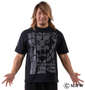 SOUL SPORTS×新日本プロレス コラボ20thライオンロゴ半袖Tシャツ ブラック: モデル画像
