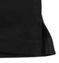 BETTY BOOP 鹿の子刺繍プリント半袖ポロシャツ ブラック: サイドスリット