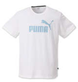 PUMA エッセンシャルロゴ半袖Tシャツ プーマホワイト